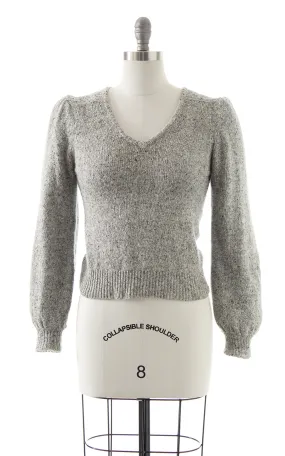 1980s Silk-Angora Blend Knit Sweater | small/medium/large