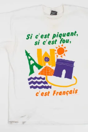 90's Pop French Vacation T-Shirt (Single-Stitch)
