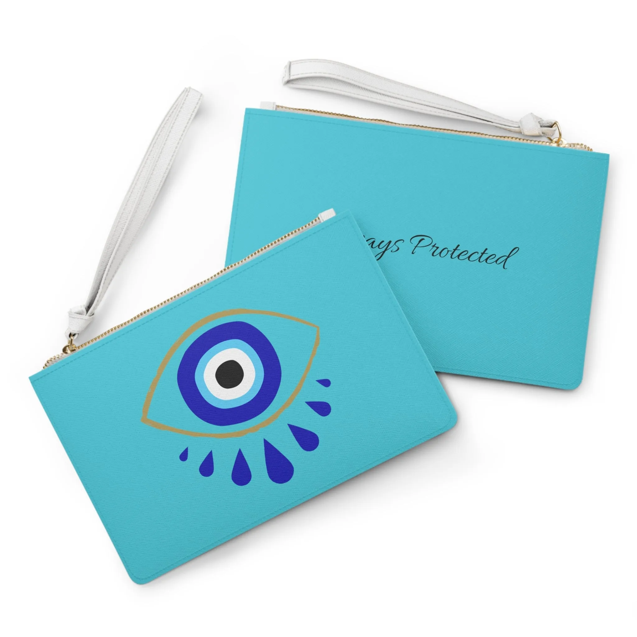 Always Protected Turquoise Pouch with Loop Handle