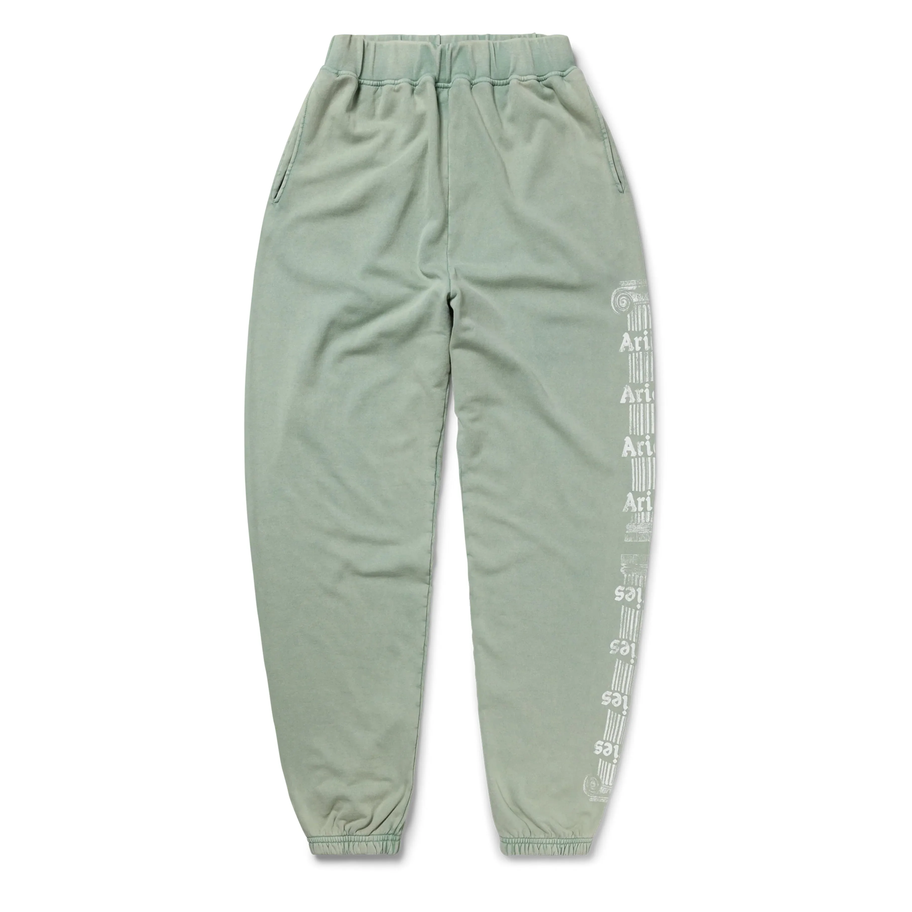 Aries Womens Aged Ancient Column Sweatpant Green