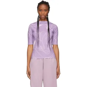 Danielle Cathari Purple Emblazoned T-Shirt