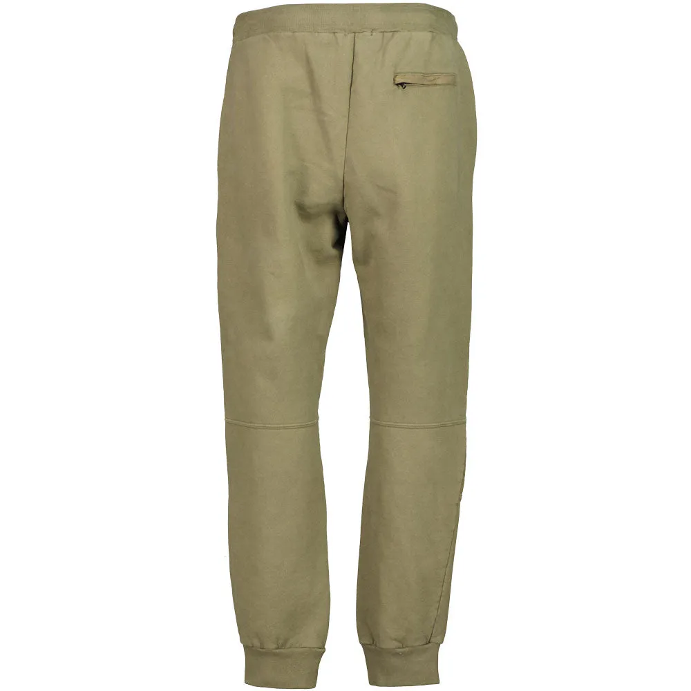 Diagonal Fleece Mixed Lens Sweat Pants