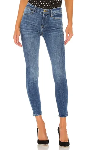 FRAME Le High Skinny in Denim-Medium