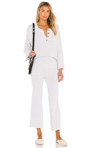 Free People Hailee Set in Light Grey