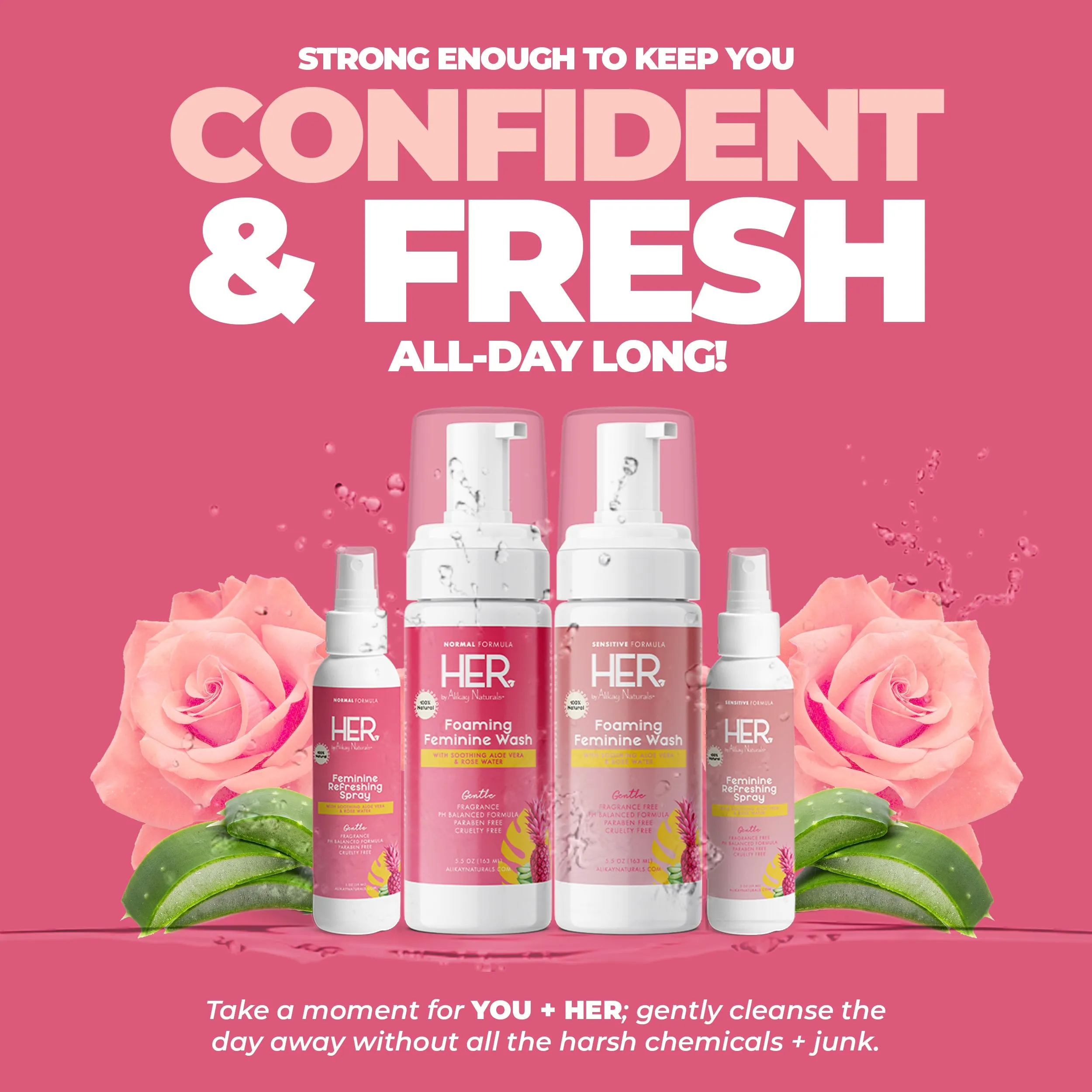 HER by Alikay Naturals™ Feminine Refreshing Spray Normal Formula (2 oz)