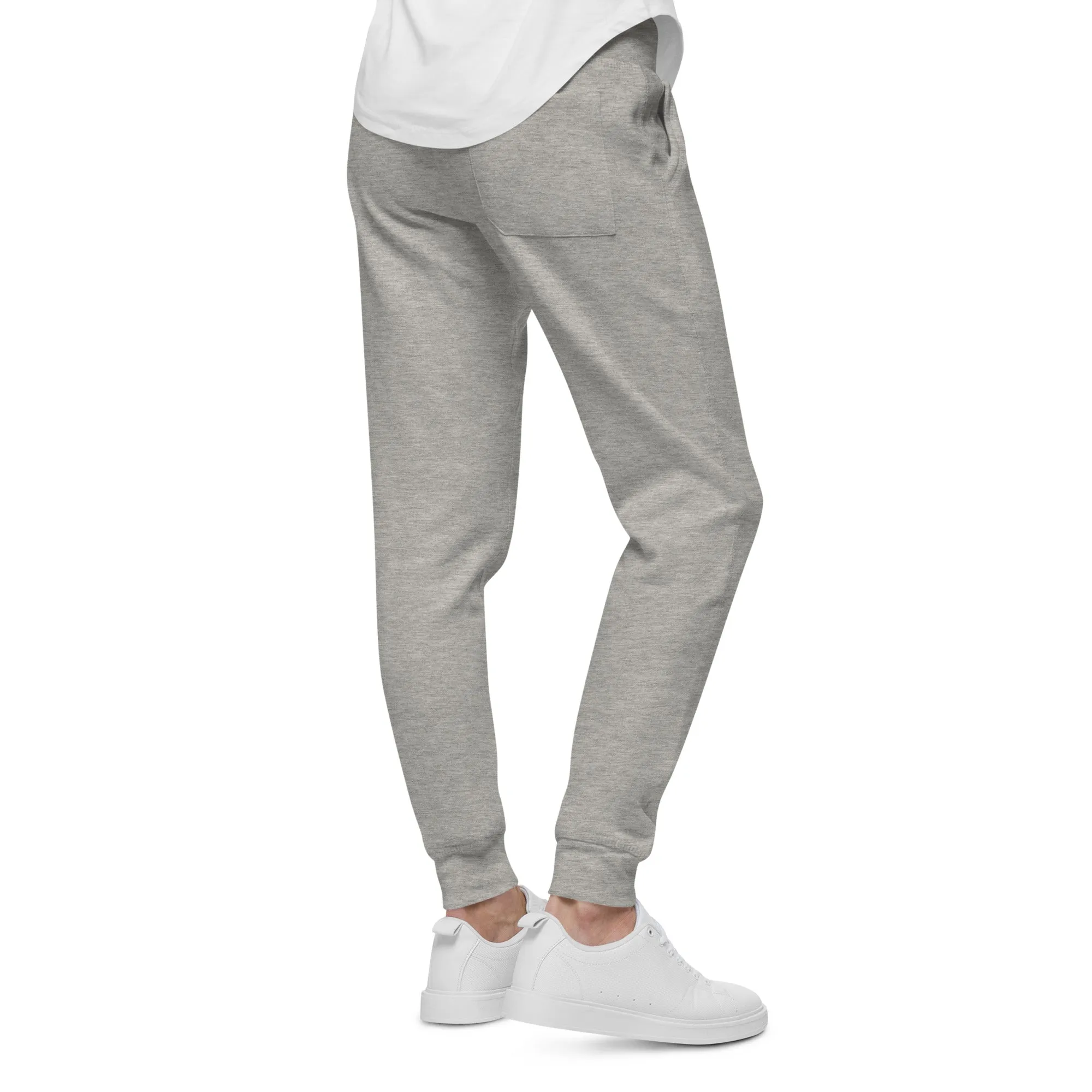 ISAN Unisex BLK Fleece Sweatpants