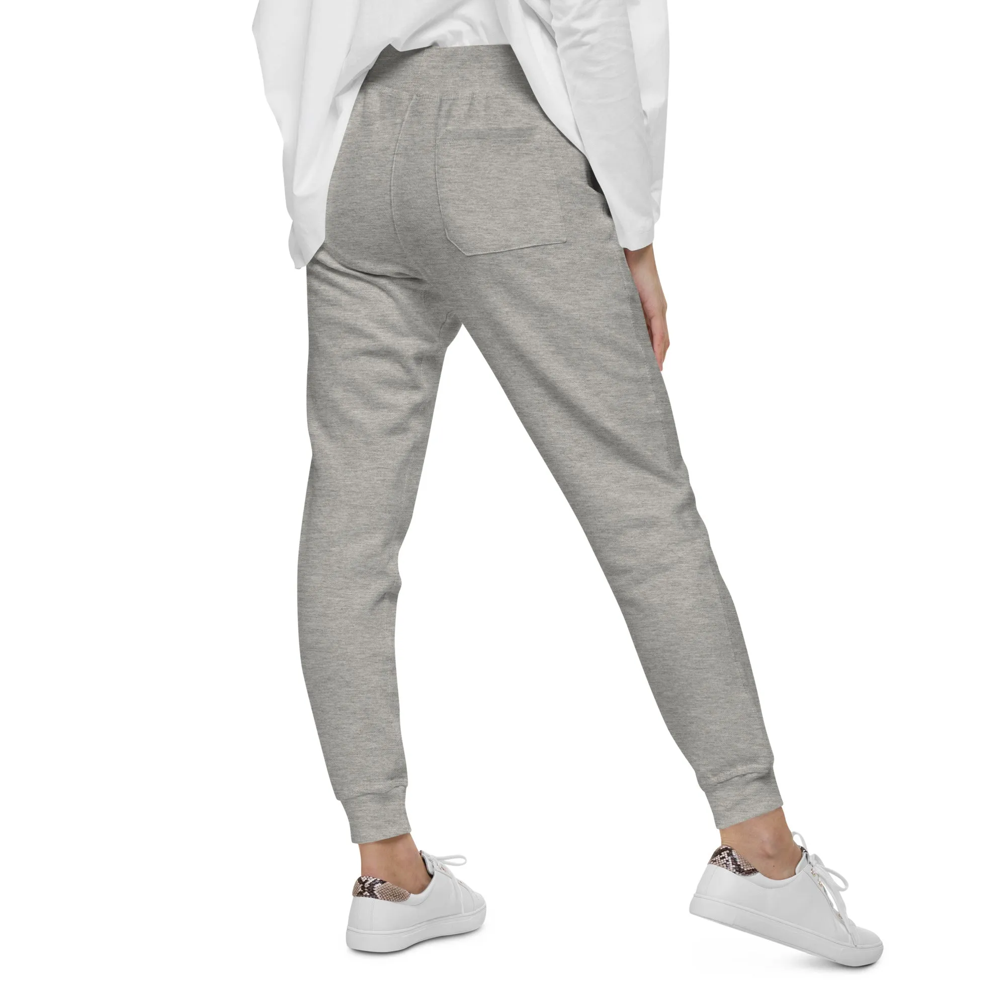 ISAN Unisex BLK Fleece Sweatpants
