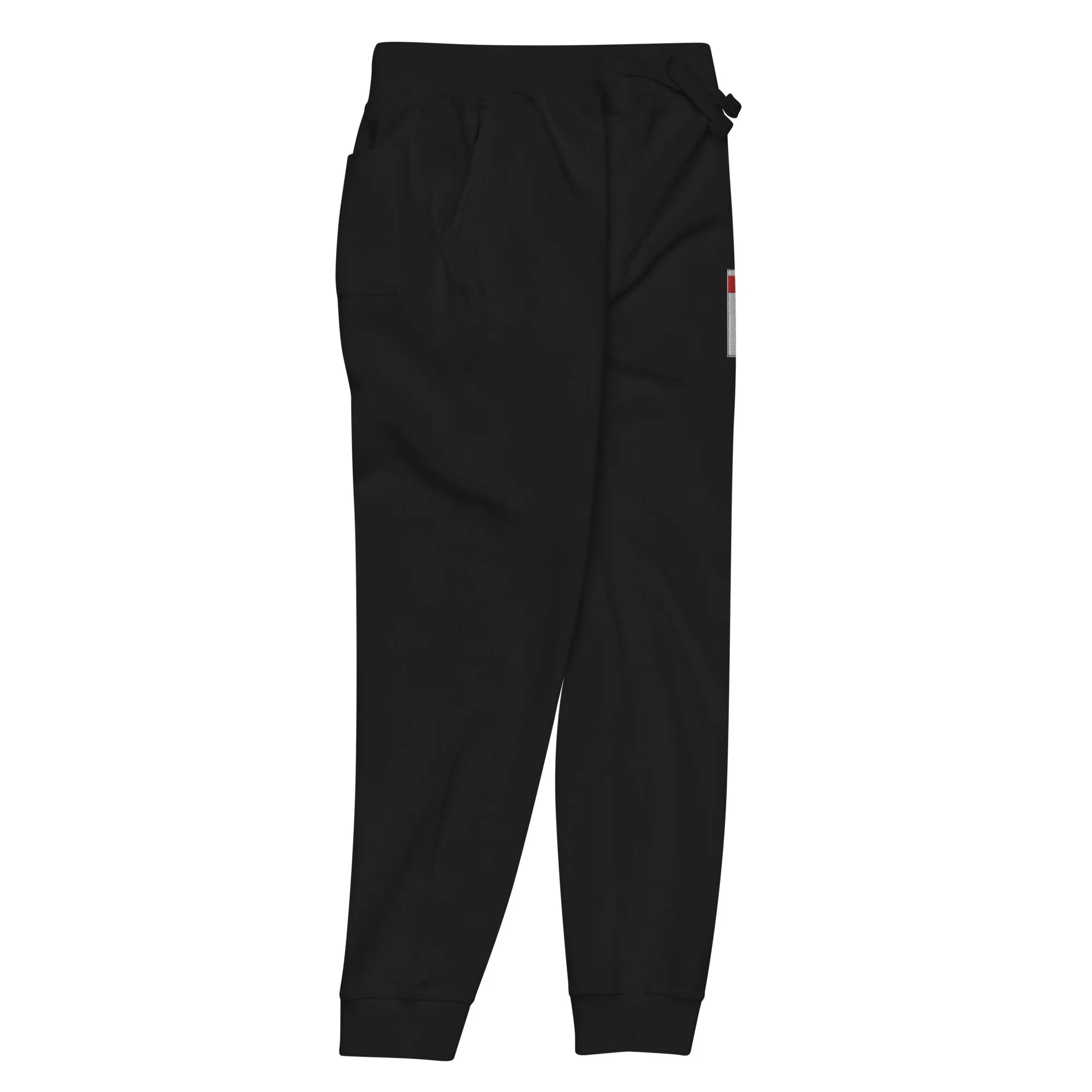 ISAN Unisex WHT Fleece Sweatpants