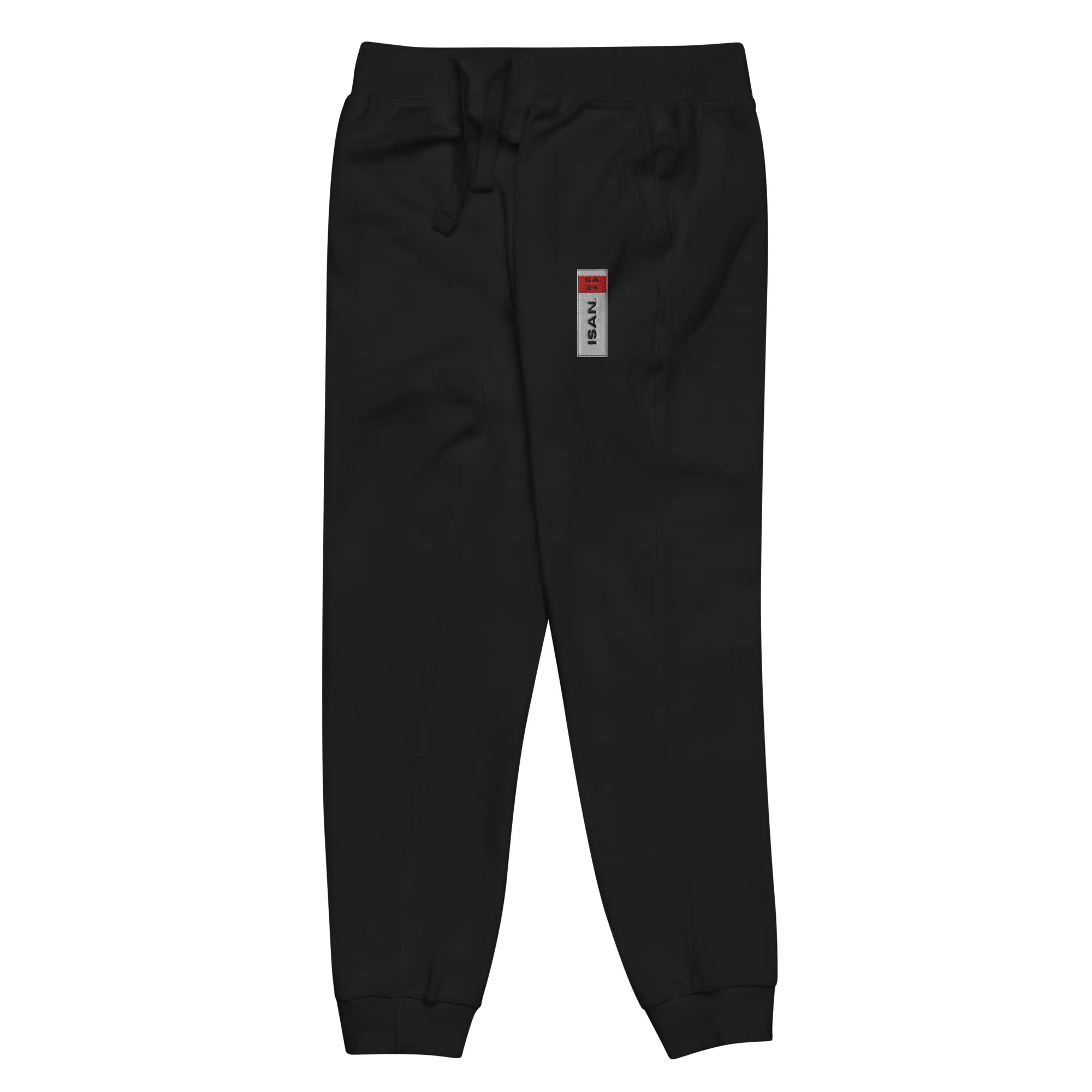 ISAN Unisex WHT Fleece Sweatpants