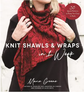 Knit Shawls and Wraps in 1 week