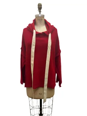 Light weight Sloppy Joe hoodie (Alpaca) - Brick