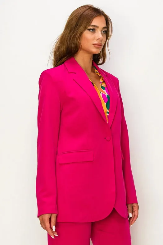 Linen Jacket with Flapped-Pockets