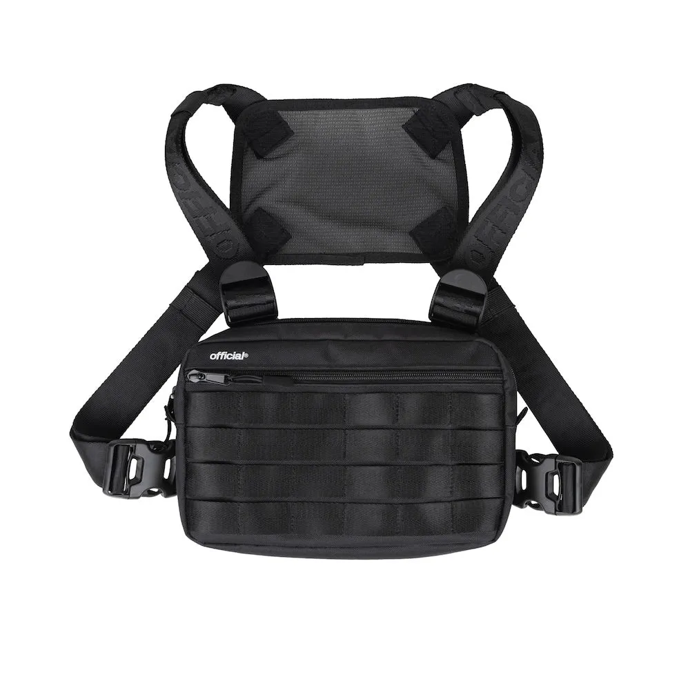 Official Compact Essential Black Chest Bag