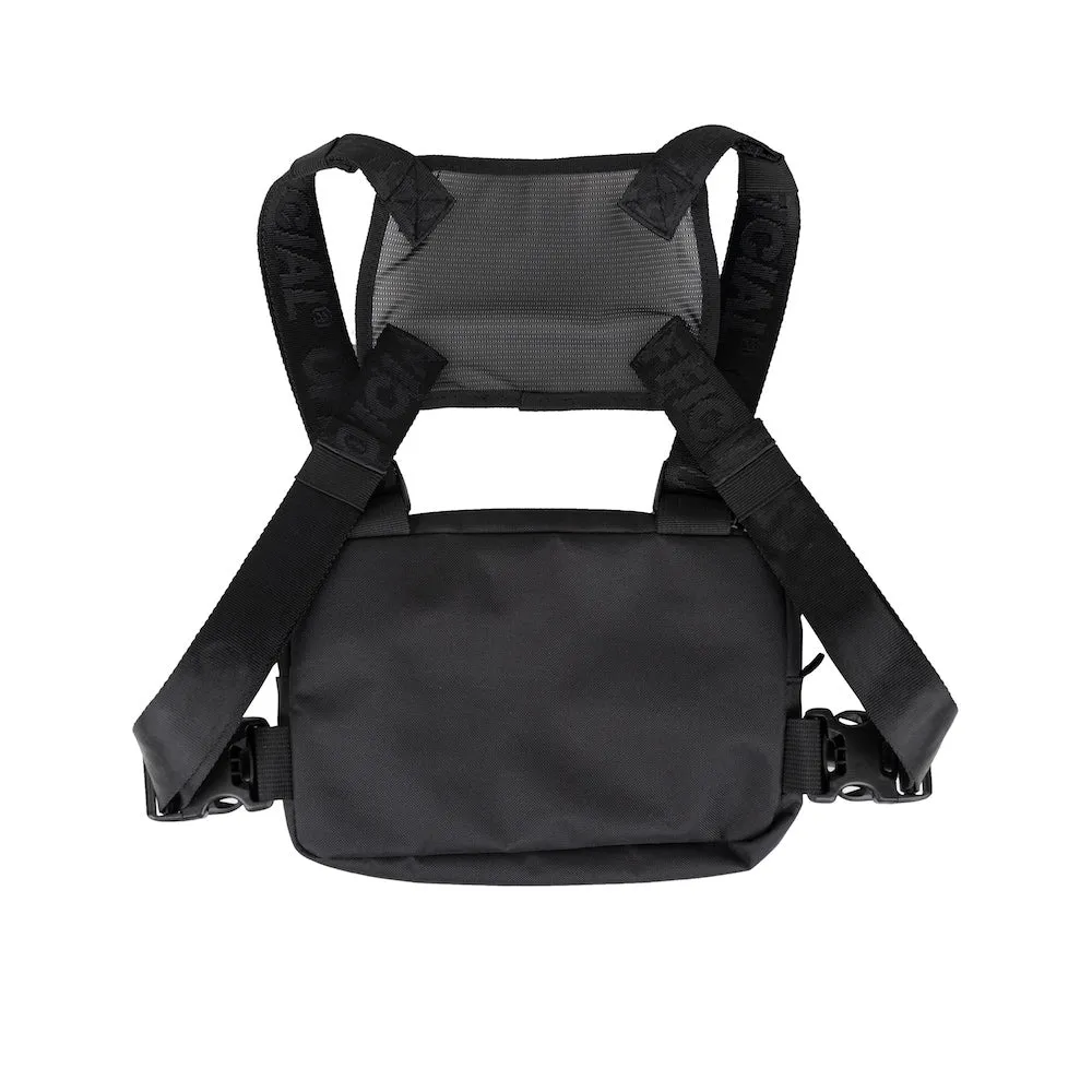 Official Compact Essential Black Chest Bag