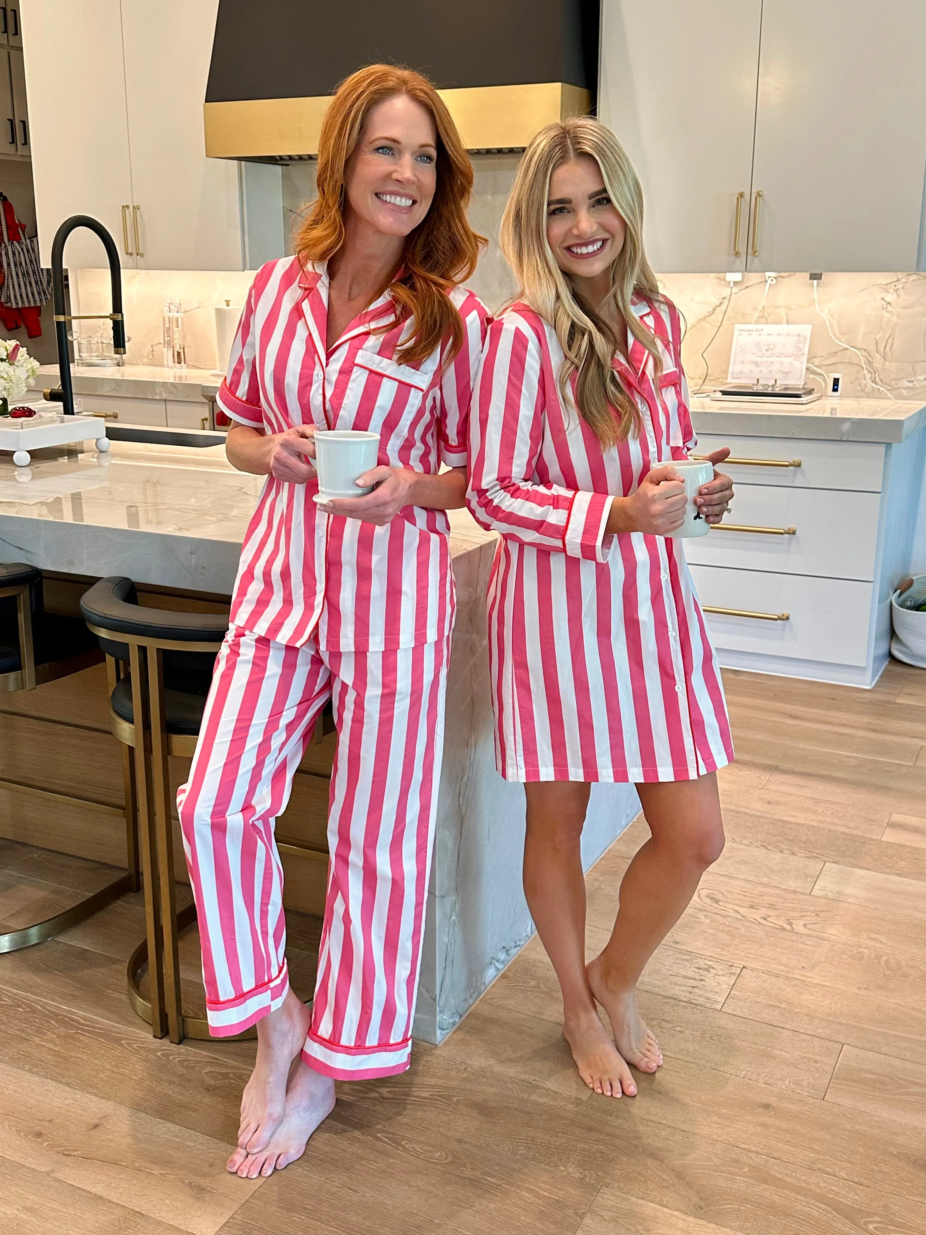 Pink Stripe Sleep Shirt