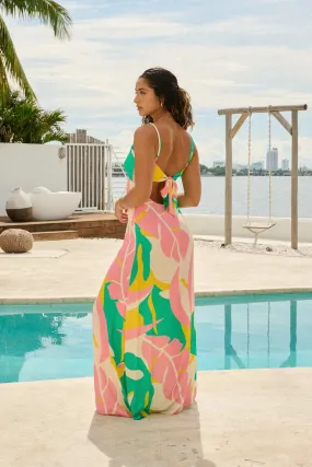 RIO FRONT TIE MAXI DRESS