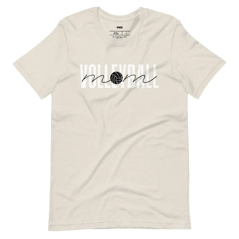 Stylish Volleyball Mom Graphic Tee