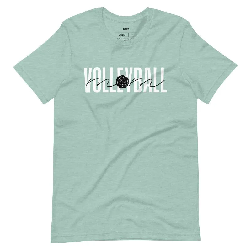Stylish Volleyball Mom Graphic Tee