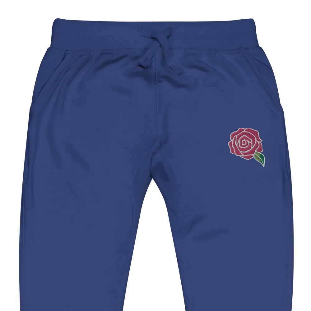 Sweatsuit Sweatpants - Embroidered PINKROSE(CUT SMALL)