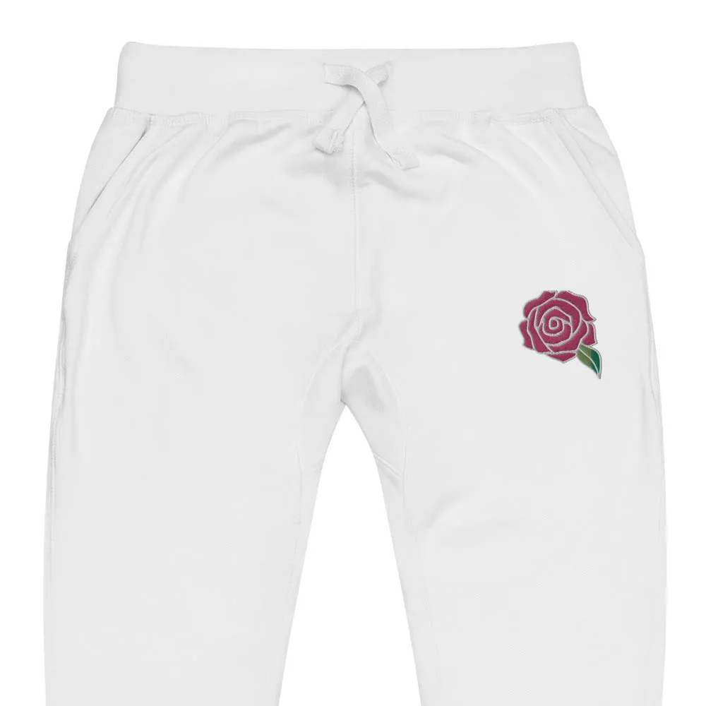 Sweatsuit Sweatpants - Embroidered PINKROSE(CUT SMALL)