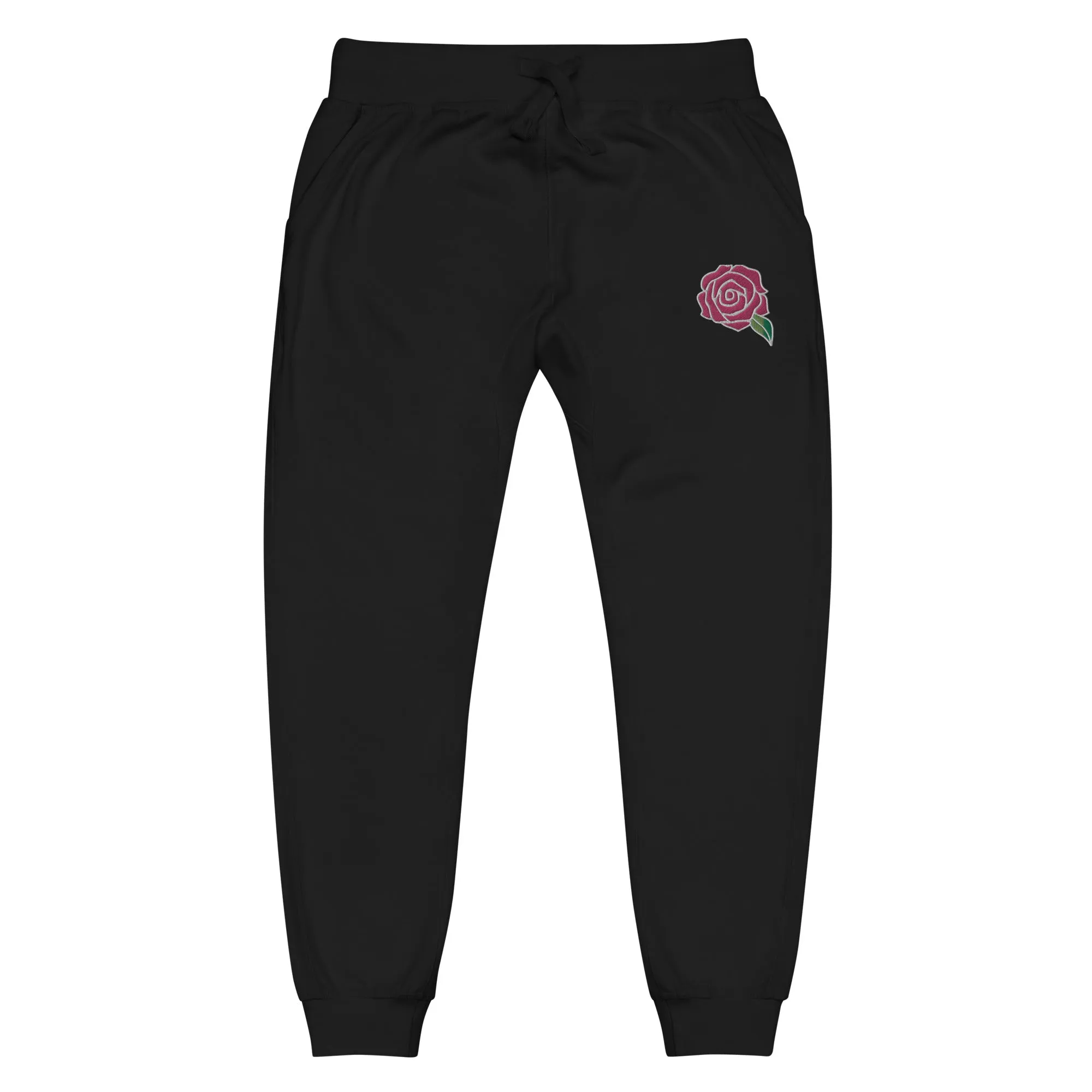 Sweatsuit Sweatpants - Embroidered PINKROSE(CUT SMALL)
