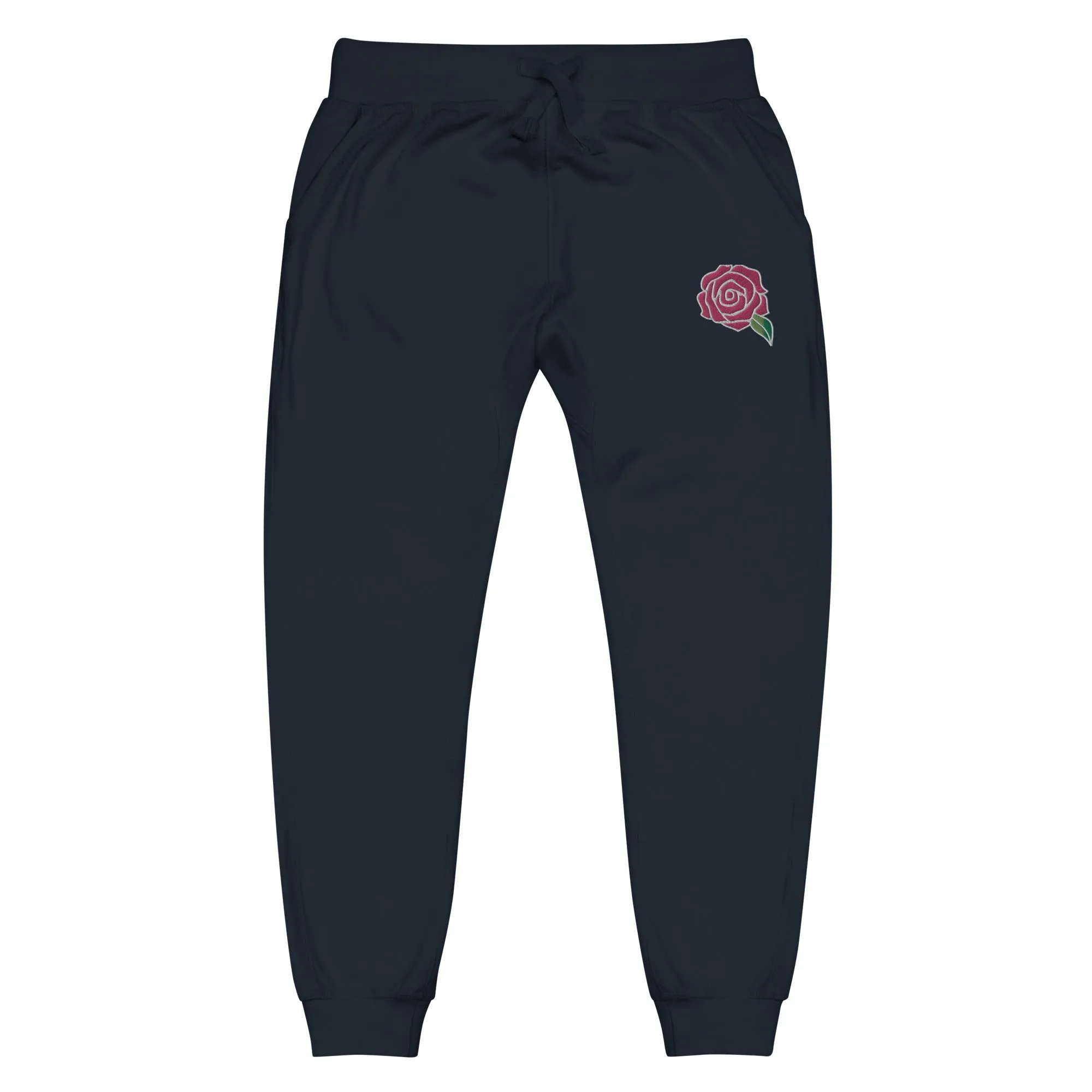 Sweatsuit Sweatpants - Embroidered PINKROSE(CUT SMALL)