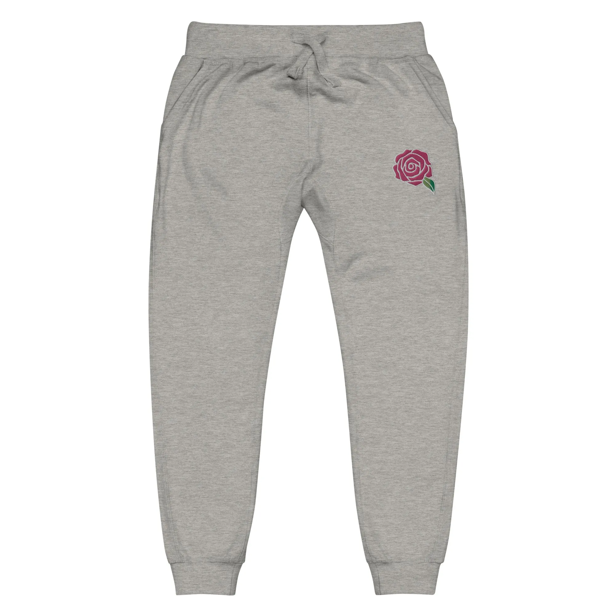 Sweatsuit Sweatpants - Embroidered PINKROSE(CUT SMALL)