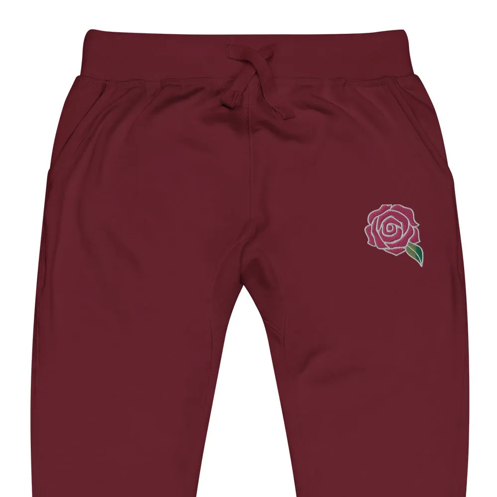 Sweatsuit Sweatpants - Embroidered PINKROSE(CUT SMALL)