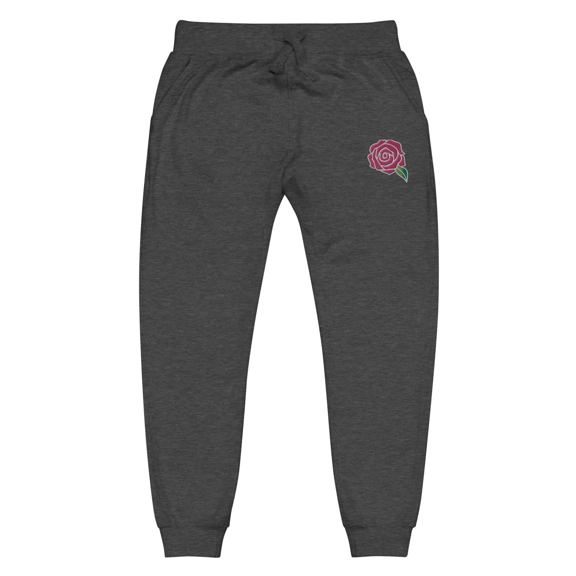 Sweatsuit Sweatpants - Embroidered PINKROSE(CUT SMALL)
