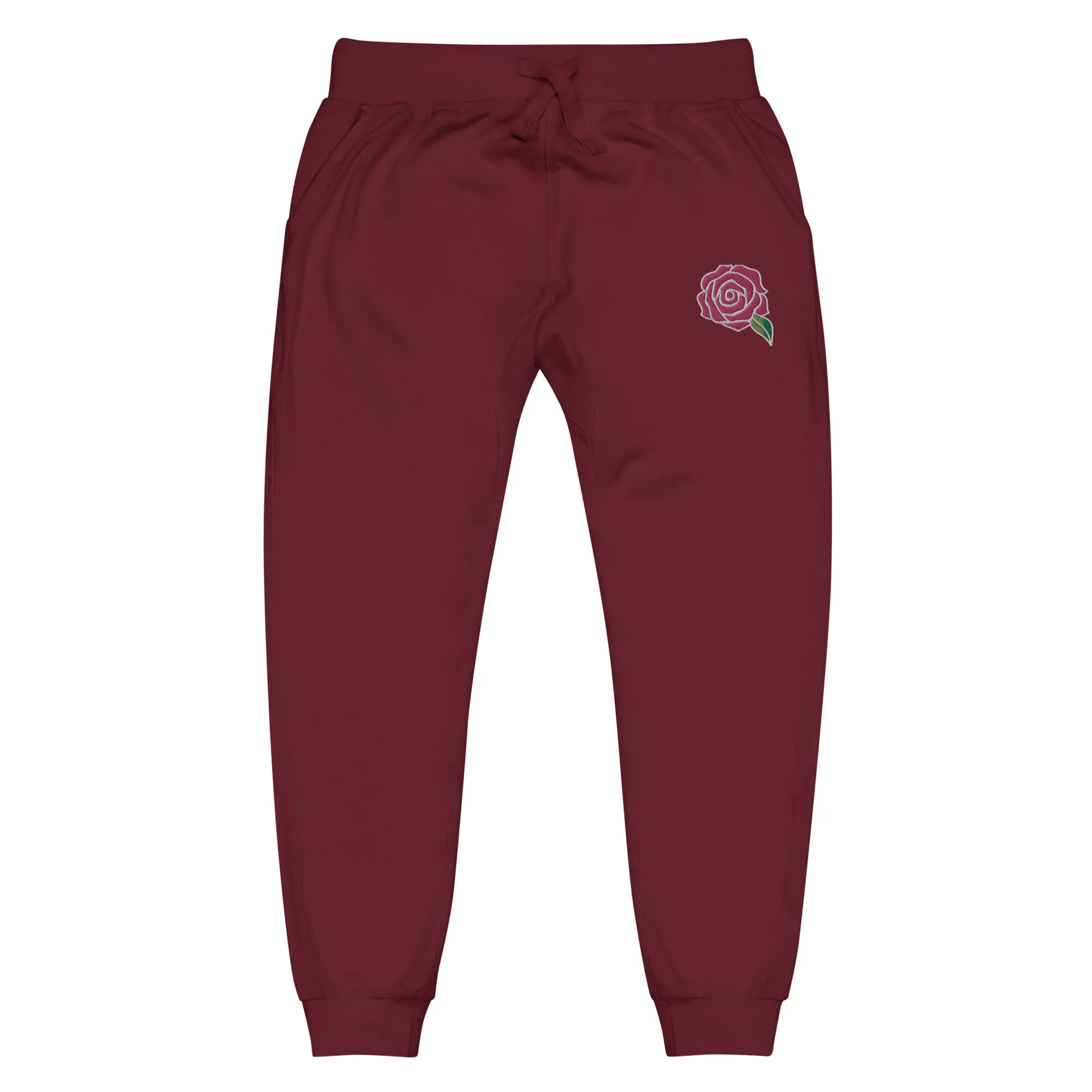 Sweatsuit Sweatpants - Embroidered PINKROSE(CUT SMALL)