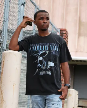 Trinity Kays Kulture Synthetic Veins Men's T Shirt, Washed Black