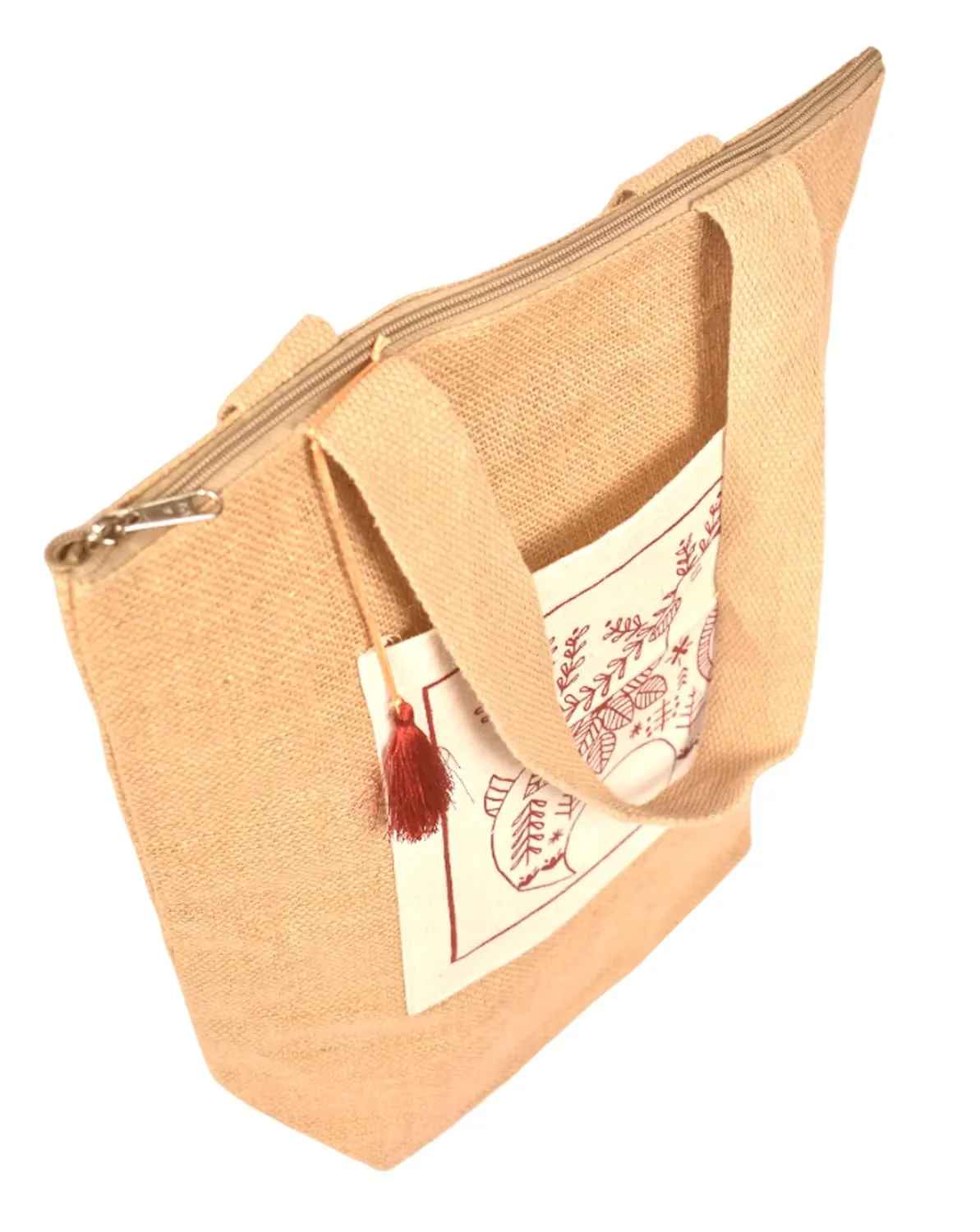Utility Reversible Bag with Kalamkari Pocket