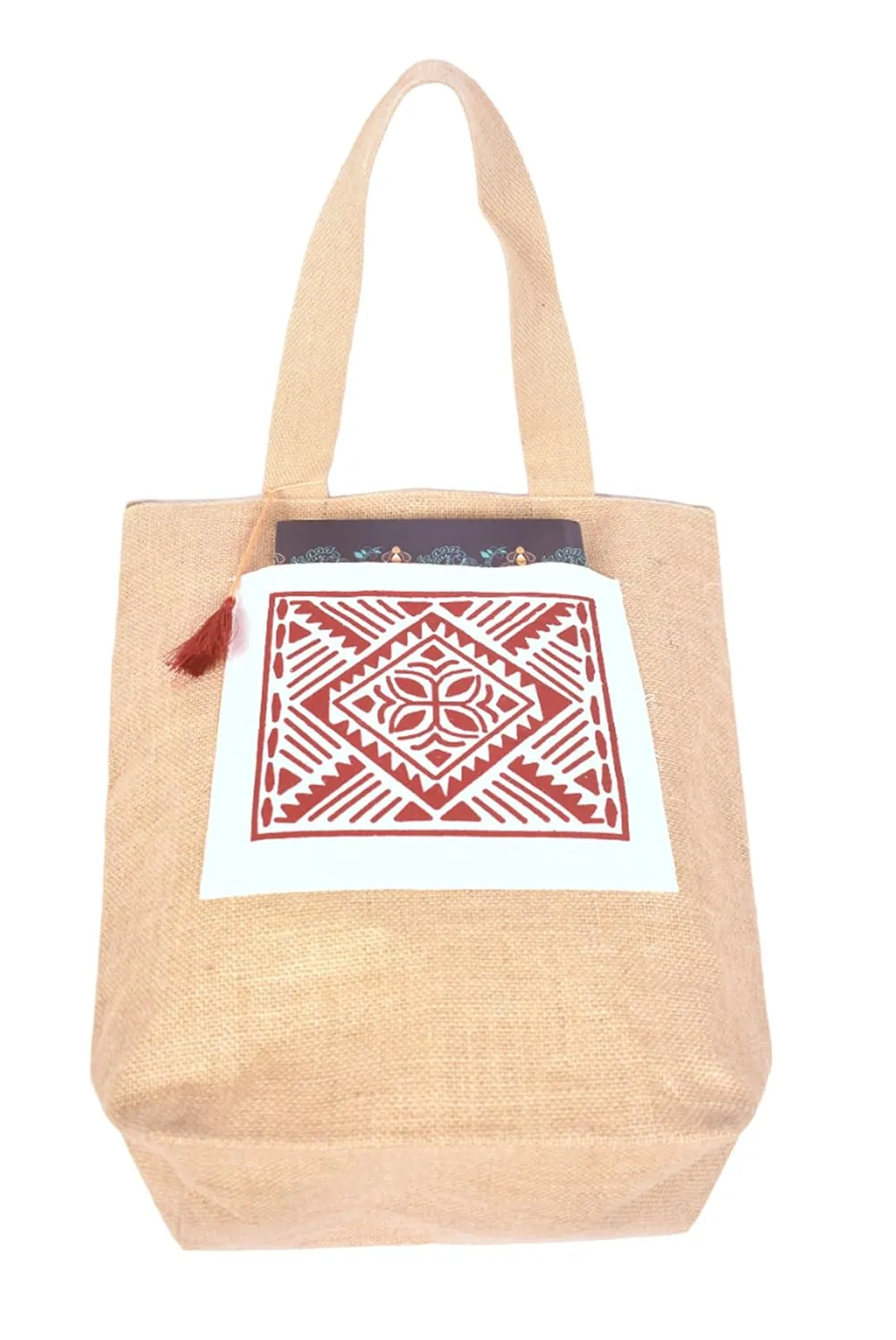 Utility Reversible Bag with Kalamkari Pocket